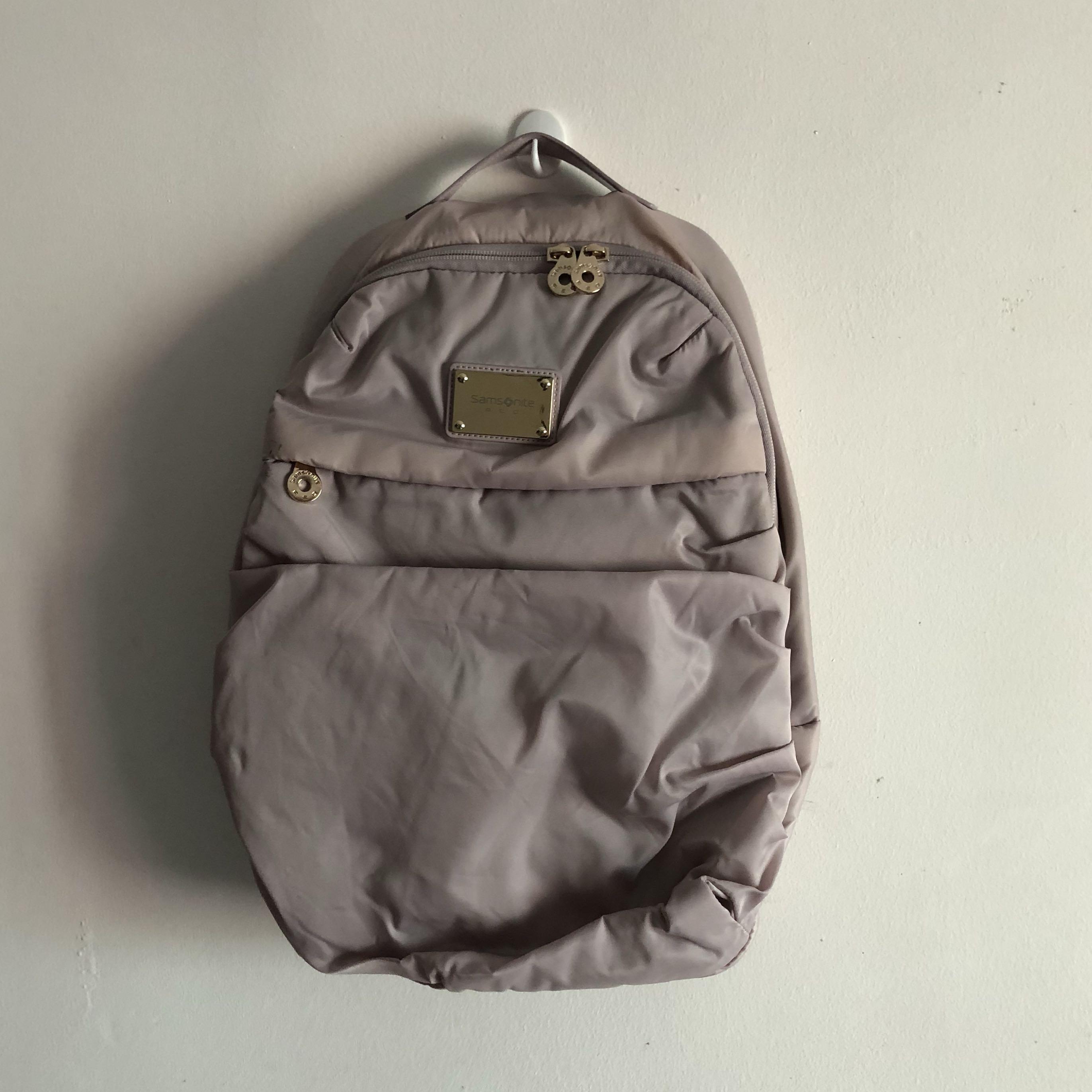samsonite pink backpack
