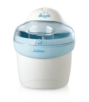 sunbeam snowy ice cream maker