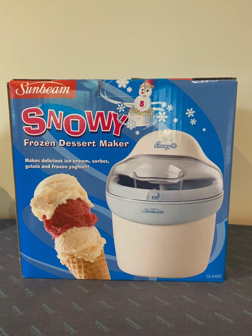 Sunbeam Snowy Frozen Dessert Maker Kitchen Appliances on Carousell