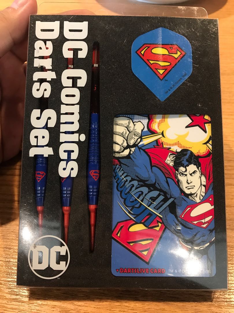 Superman darts, Hobbies & Toys, Toys & Games on Carousell