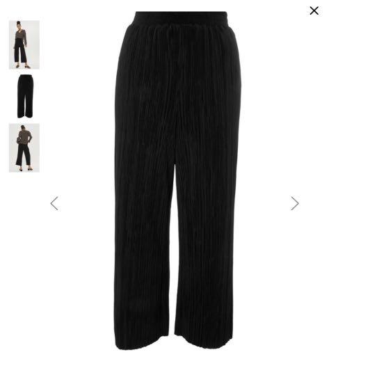 Petite plisse trousers Clearance