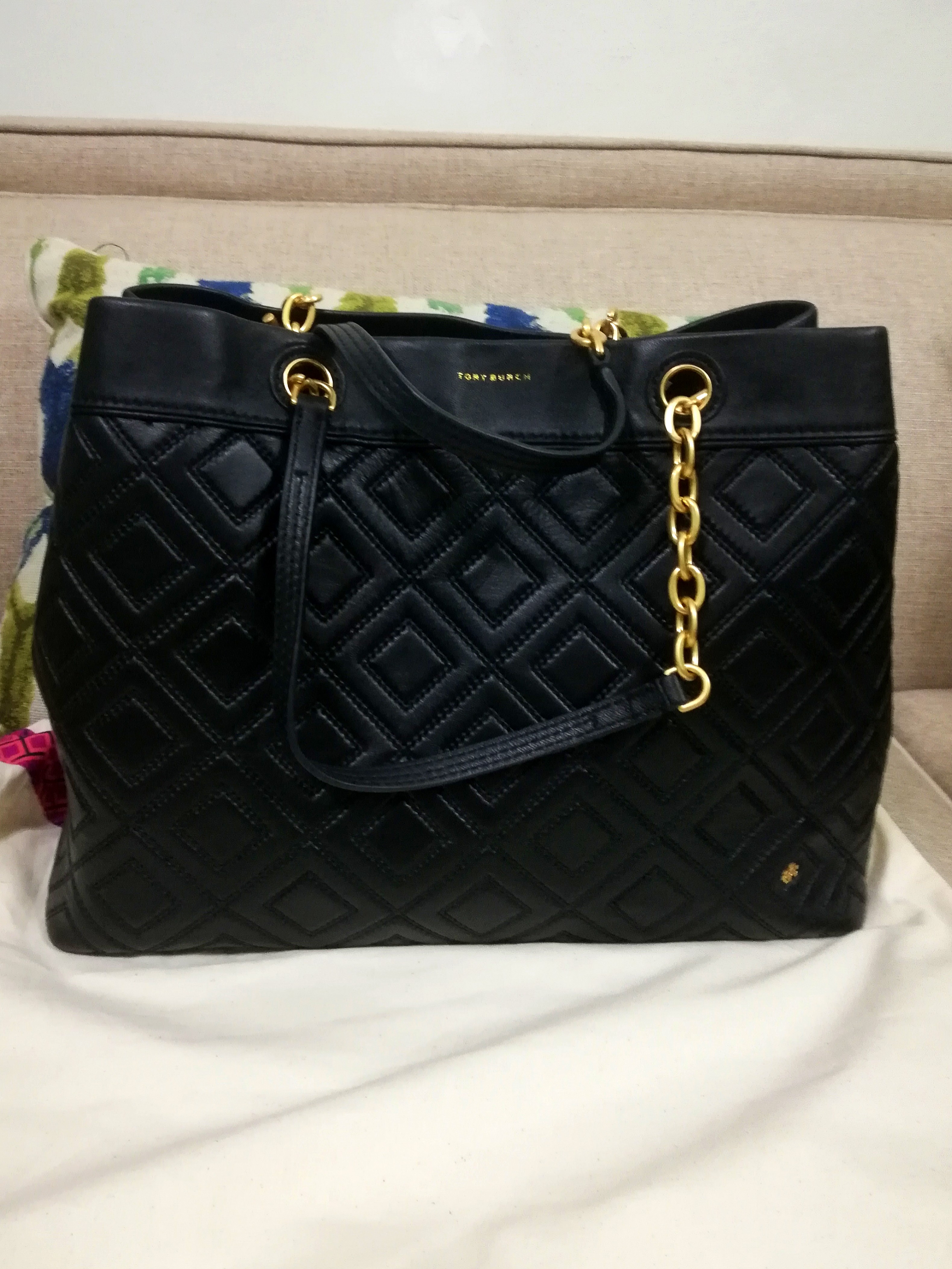 tory burch fleming tote large