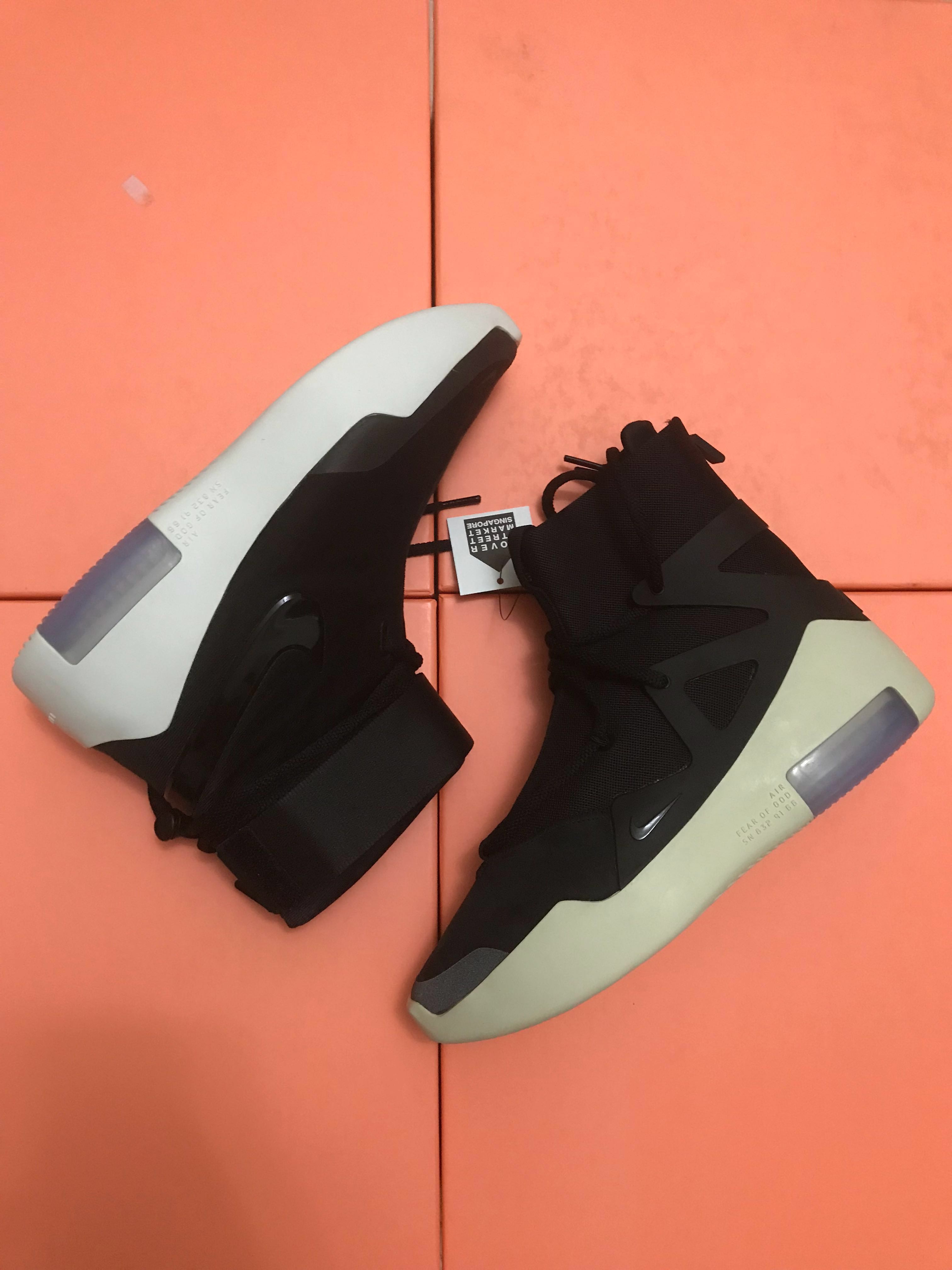 nike air fear of god sa black