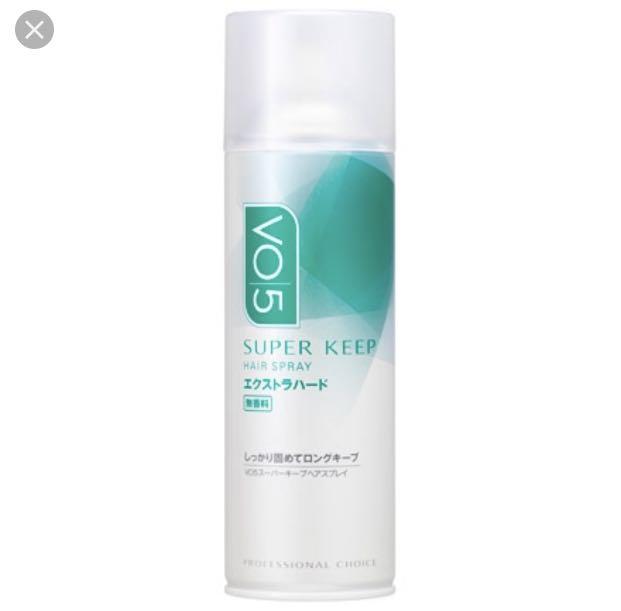 V05 Superkeep Hairspray Japan 330g Health Beauty Hair Care On