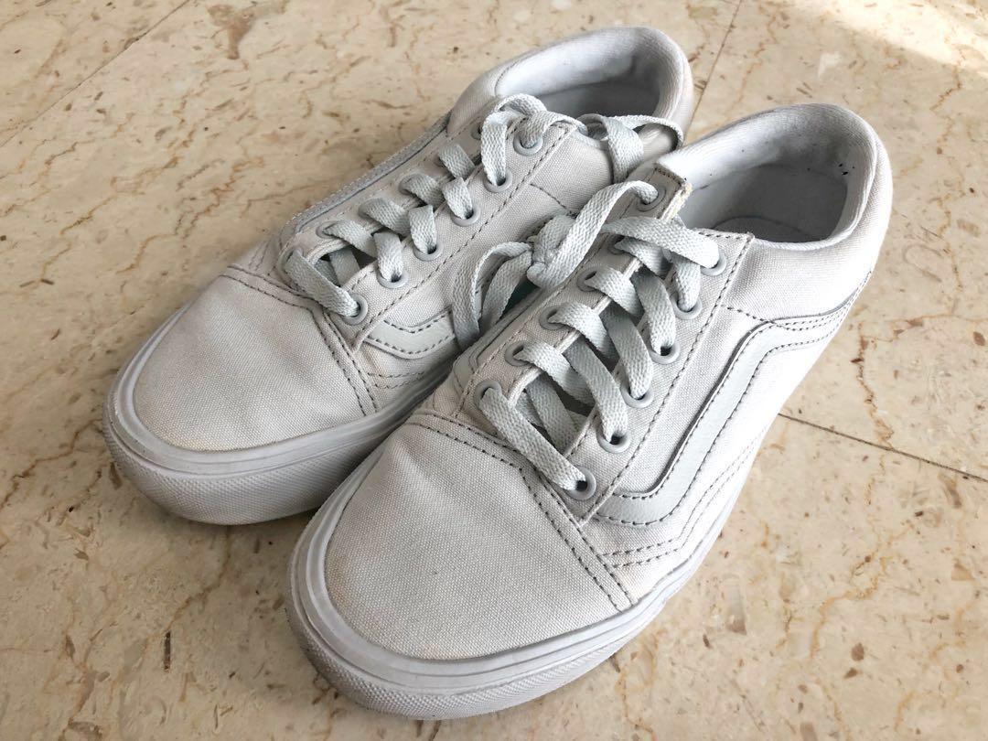Vans old skool lite grey online