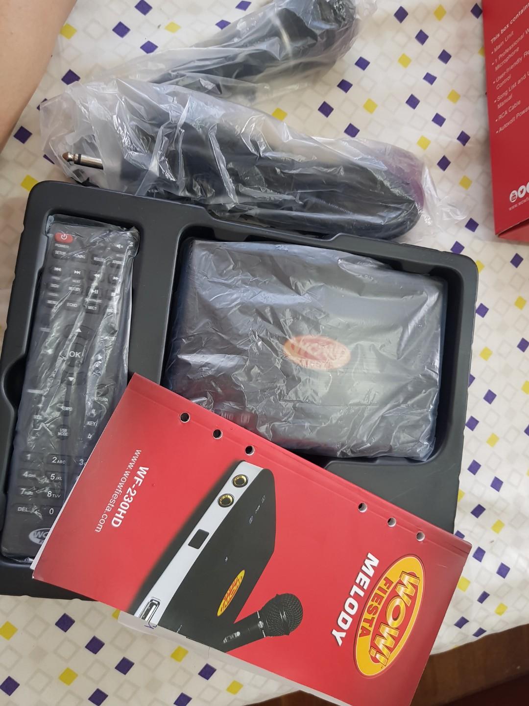 WOW fiesta magic sing + WOW dual wireless microphone, Audio