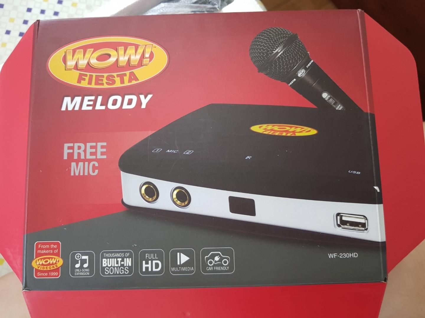 WOW fiesta magic sing + WOW dual wireless microphone, Audio