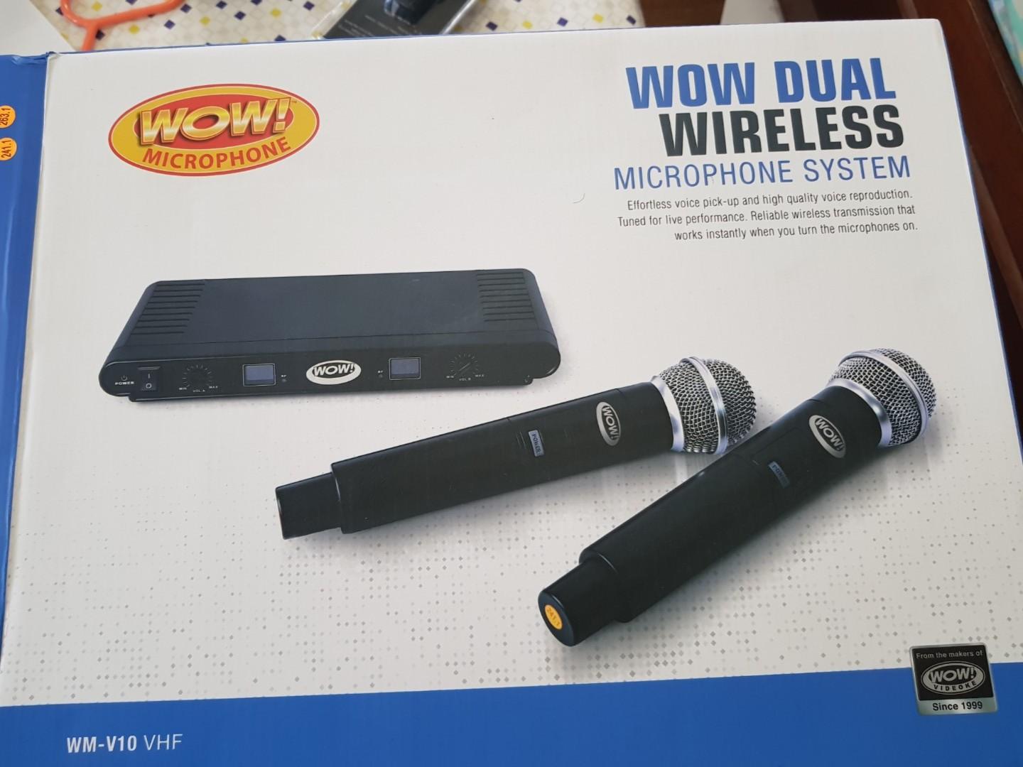 WOW fiesta magic sing + WOW dual wireless microphone, Audio