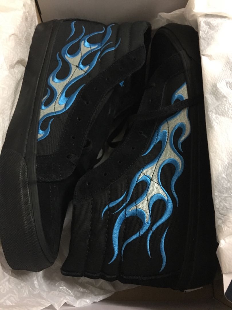 blue flame vans