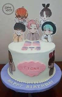 BTS birthday cake