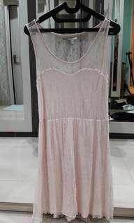 Zara Pink Pastel Mini Dress