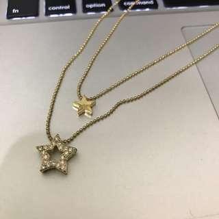 雙層星星項鍊