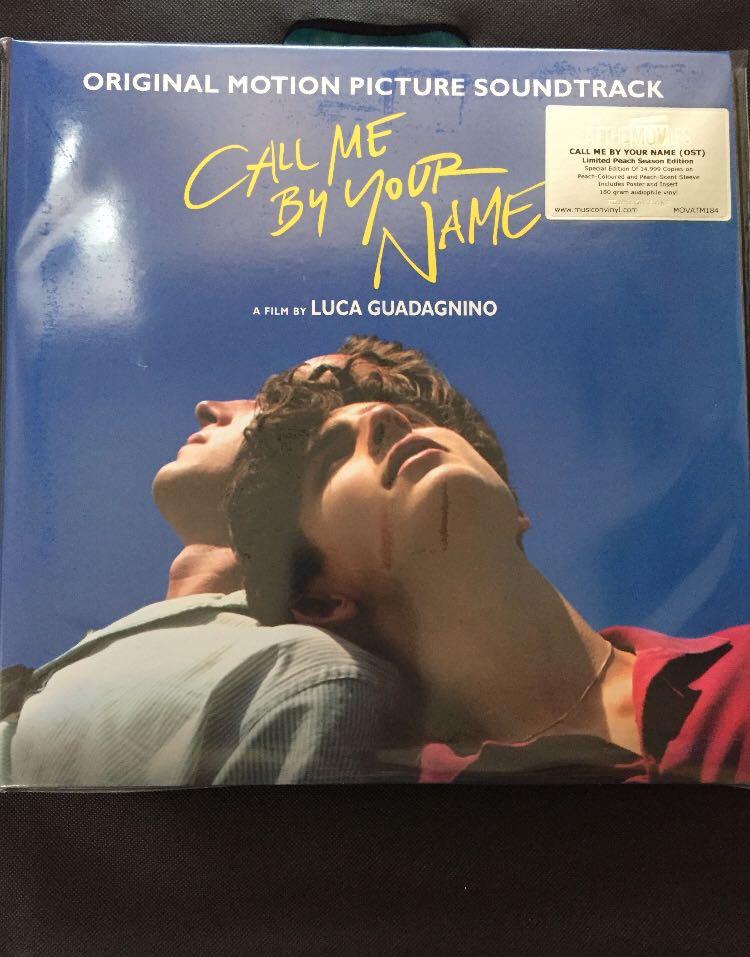 全新絕版限量Call Me By Your Name Peach Vinyl 以你的名字呼喚我蜜桃