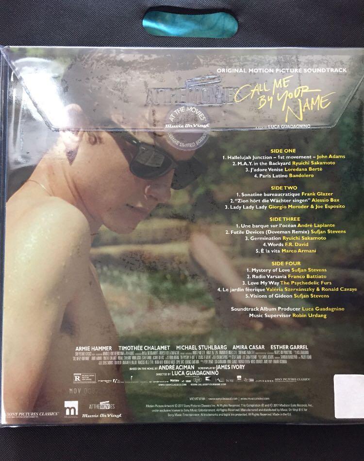 全新絕版限量Call Me By Your Name Peach Vinyl 以你的名字呼喚我蜜桃