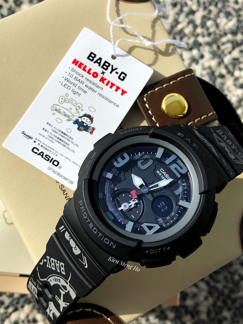 original and authentic Hello Kitty x G Shock BGA 190KT