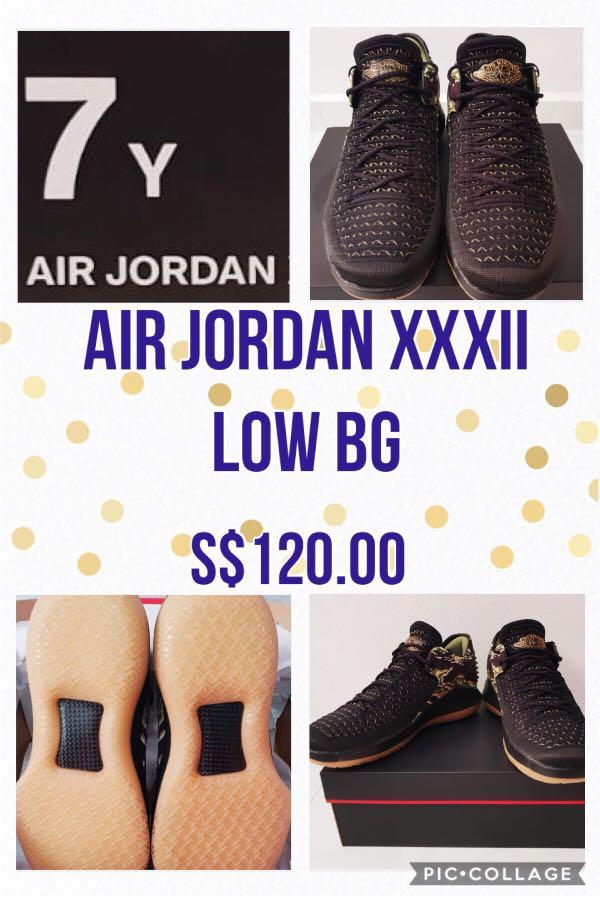 air jordan xxxii low bg