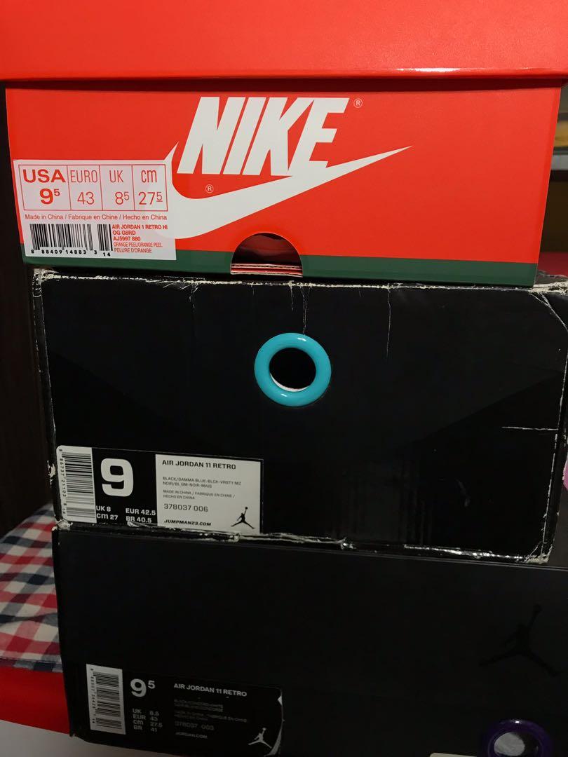 jordan 11 box for sale