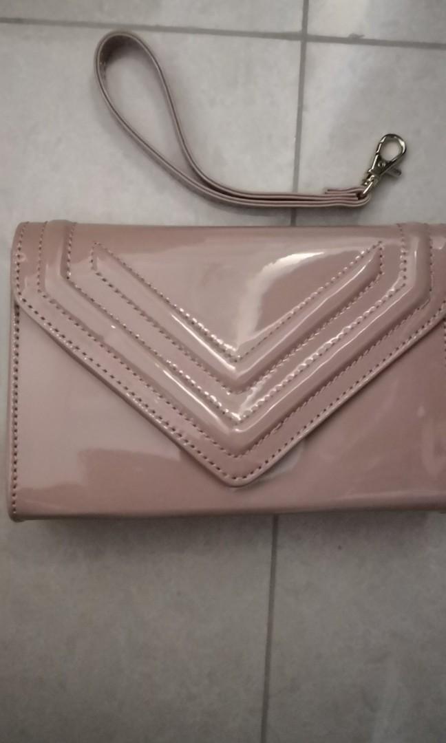 aldo gold clutch bag