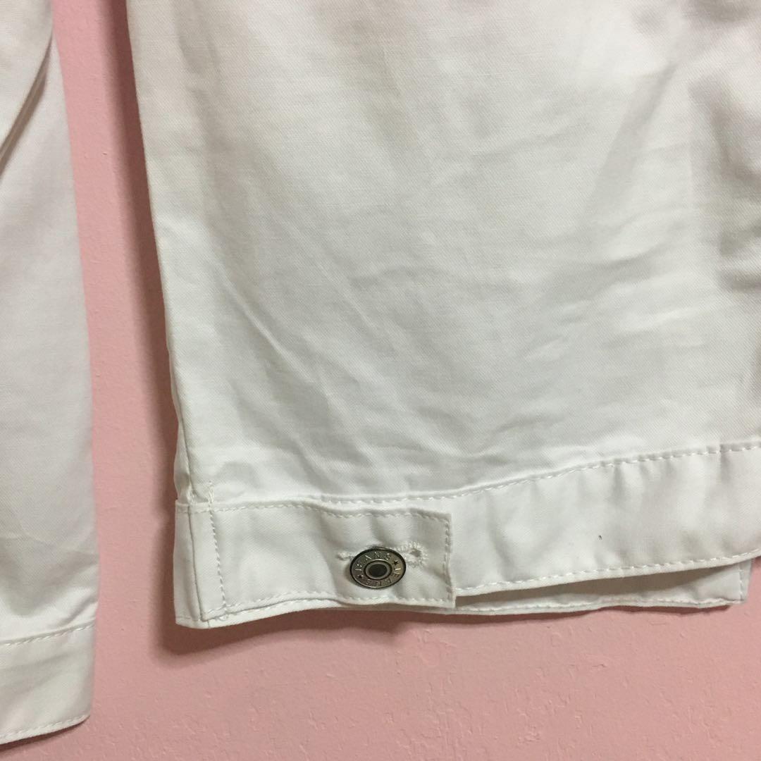 black and white denim jacket, Women's 