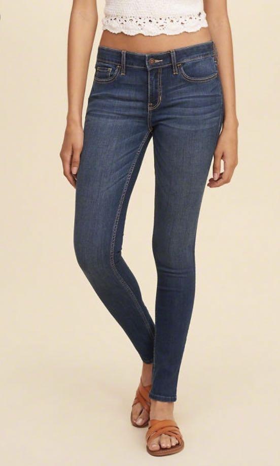 hollister low rise super skinny jeans