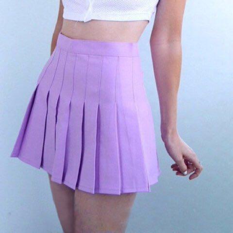 Light purple tennis skirt 2025