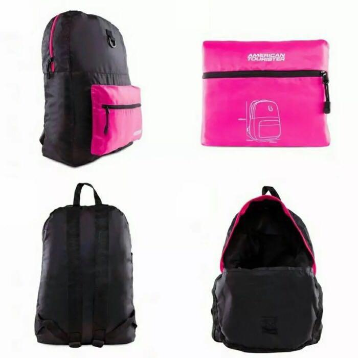 American tourister acc foldable on sale backpack