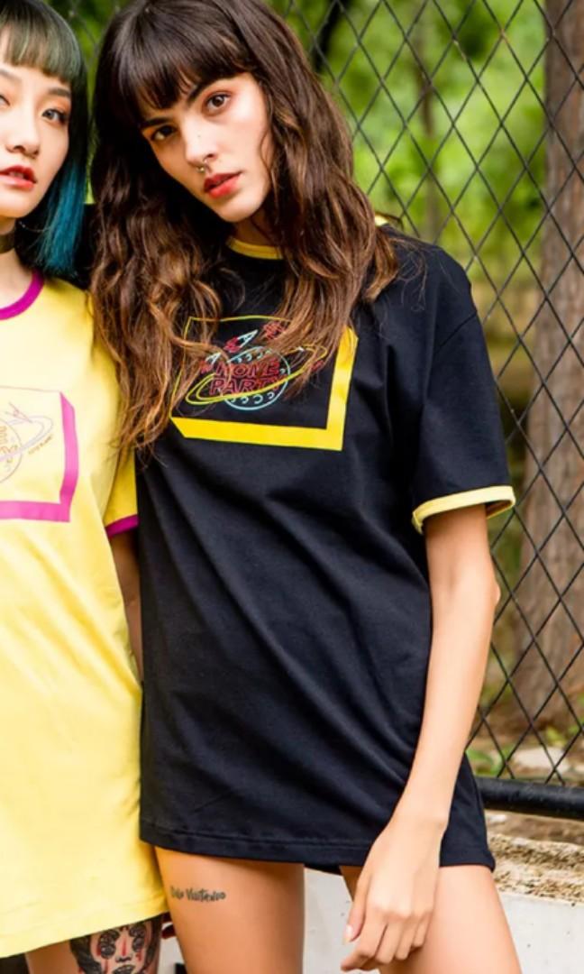 Ringer t shirt dress top