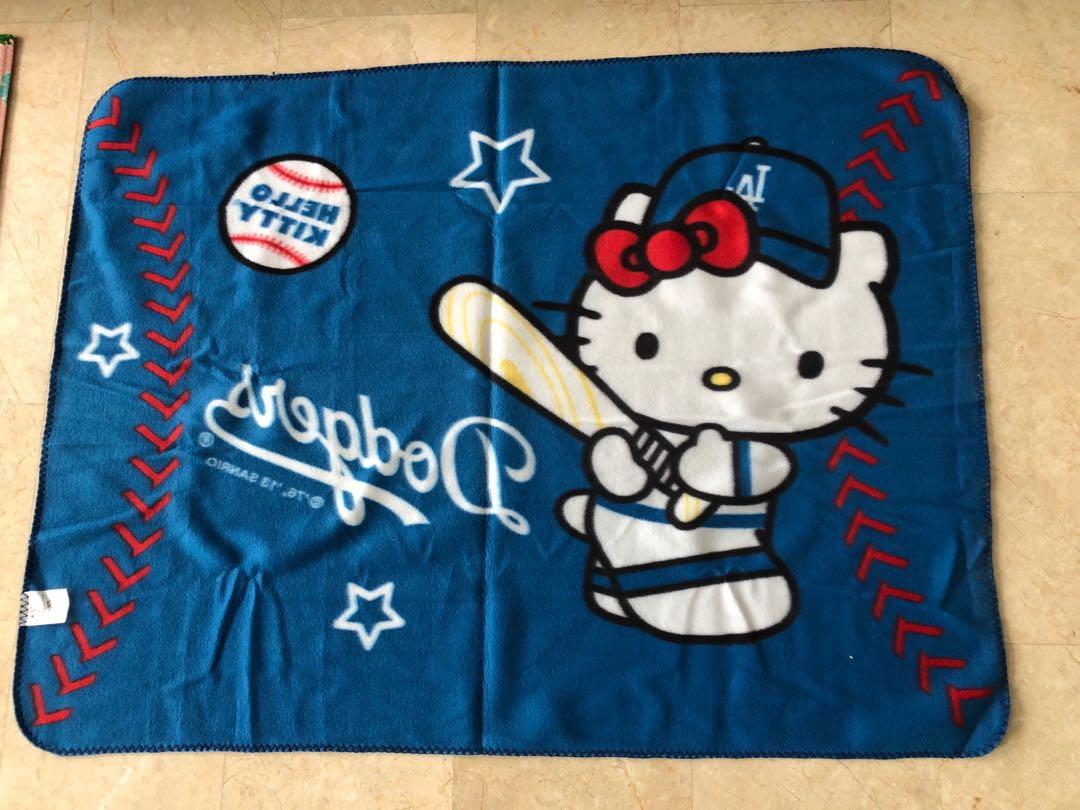 Brand new authentic limited edition Hello Kitty x LA Dodgers fleece blanket,  Hobbies & Toys, Memorabilia & Collectibles, Vintage Collectibles on  Carousell
