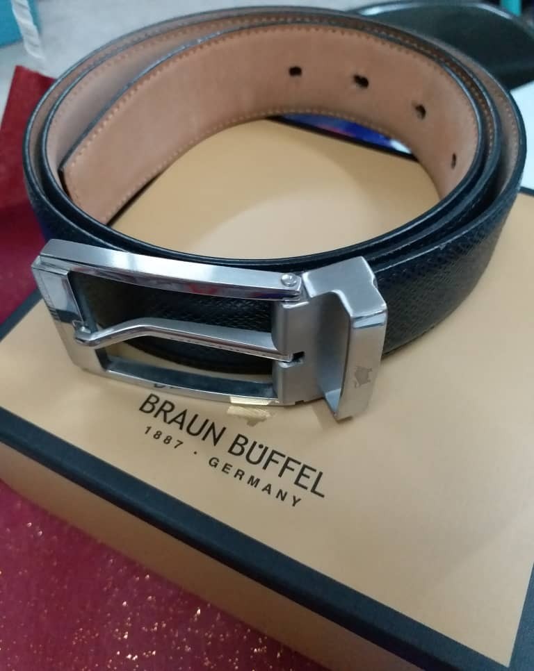 Braun Buffel Leather Belt, Men's Fashion, Watches & Accessories, Belts ...