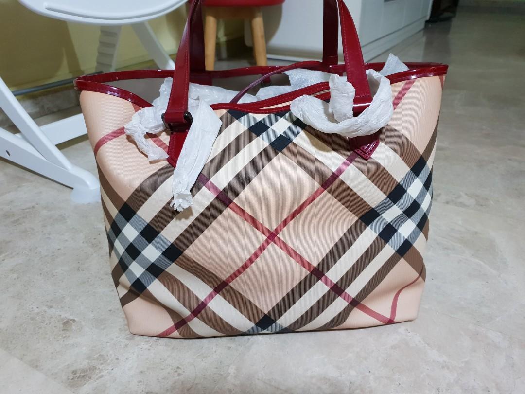 burberry nova tote bag