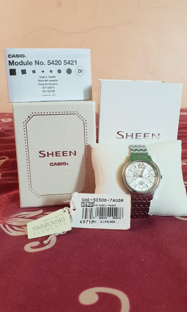 Casio sheen original deals