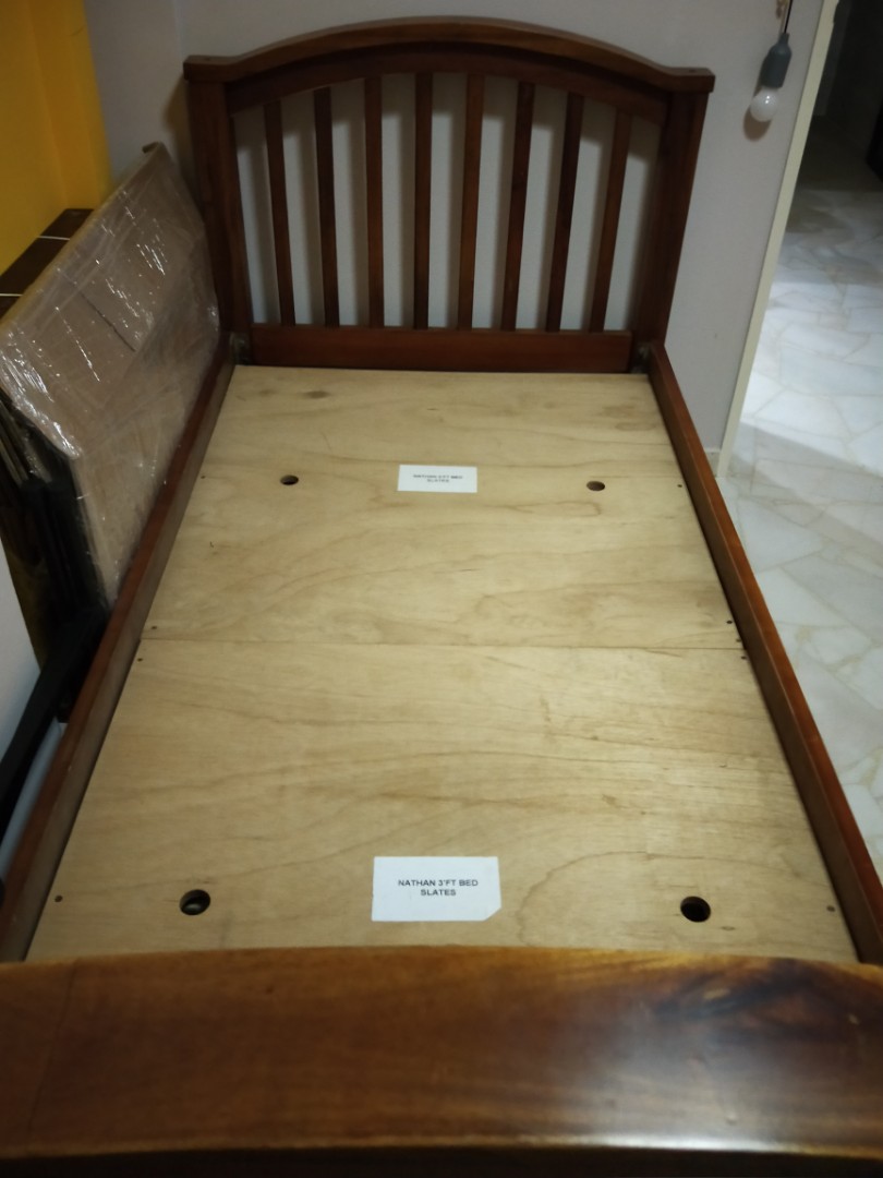 Cheap Single Bed Frame, Furniture & Home Living, Furniture, Bed Frames