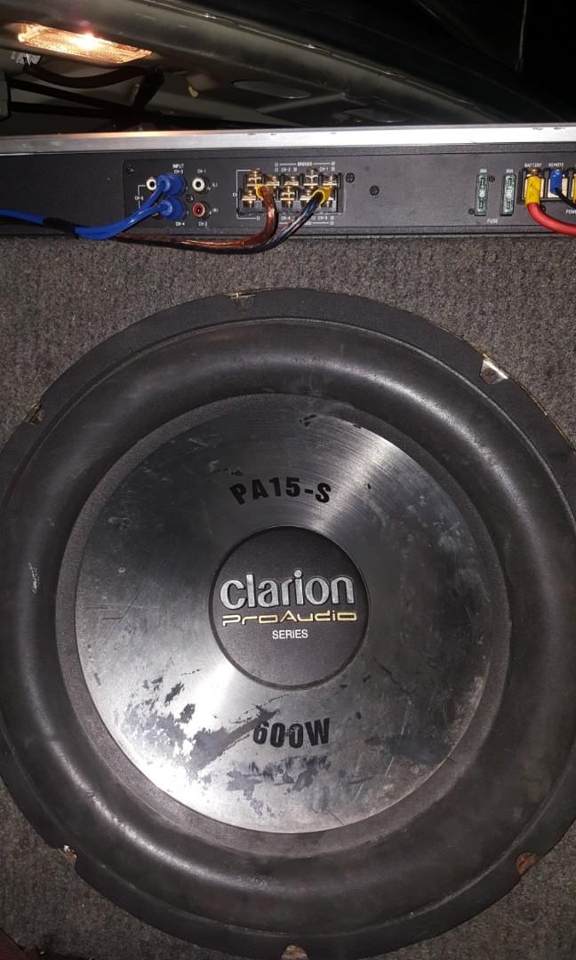 Clarion 15 inch subwoofer hotsell