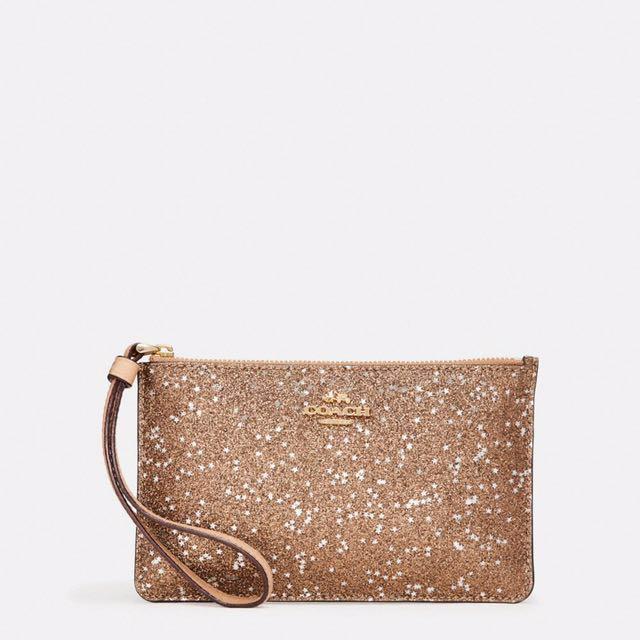 Coach Star Glitter Wristlet