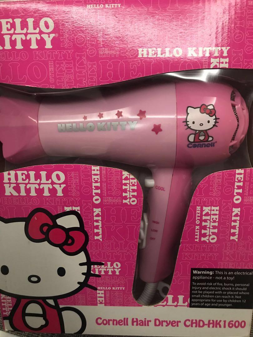 Cornell Hair Dryer Hello Kitty Themed Health Beauty Hair