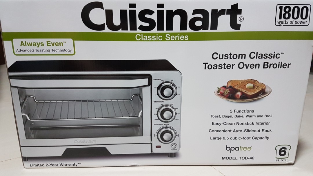 Cuisinart toaster oven broiler, TV & Home Appliances, Kitchen