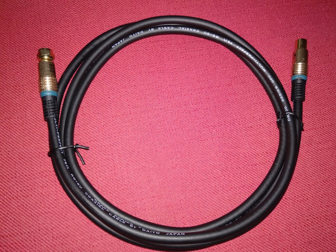 Daiyo Coaxial Cable 2m Tv Antenna Cable Electronics Others On Carousell