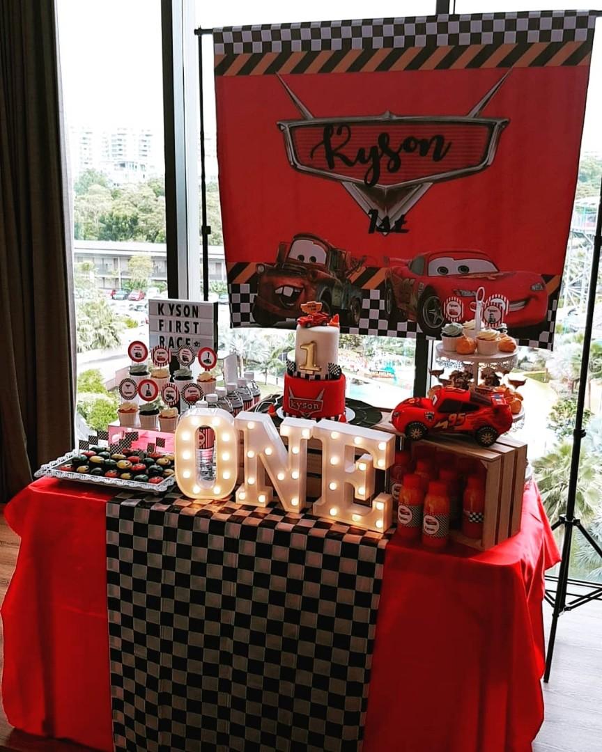 Stunning Cars Theme Birthday Party Dessert Table by One and Only Gallery |  Singapore Children & Birthday Party Photography | Truphotos