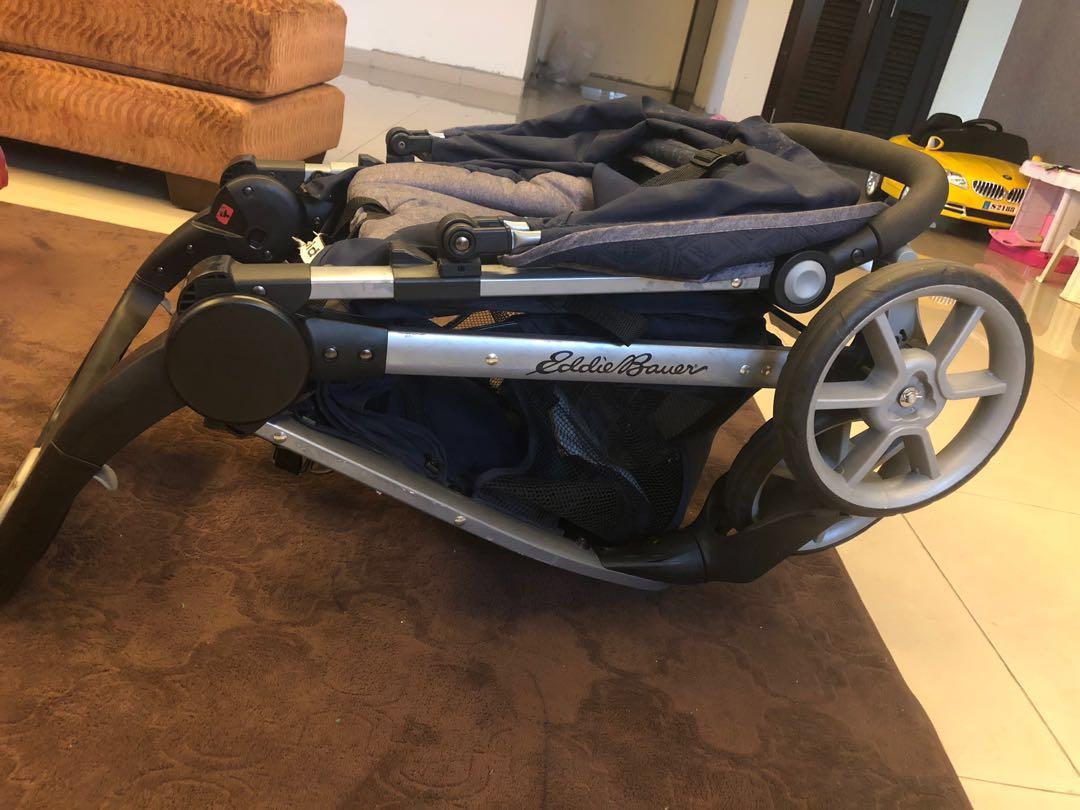 How to fold eddie 2024 bauer alpine 3 stroller