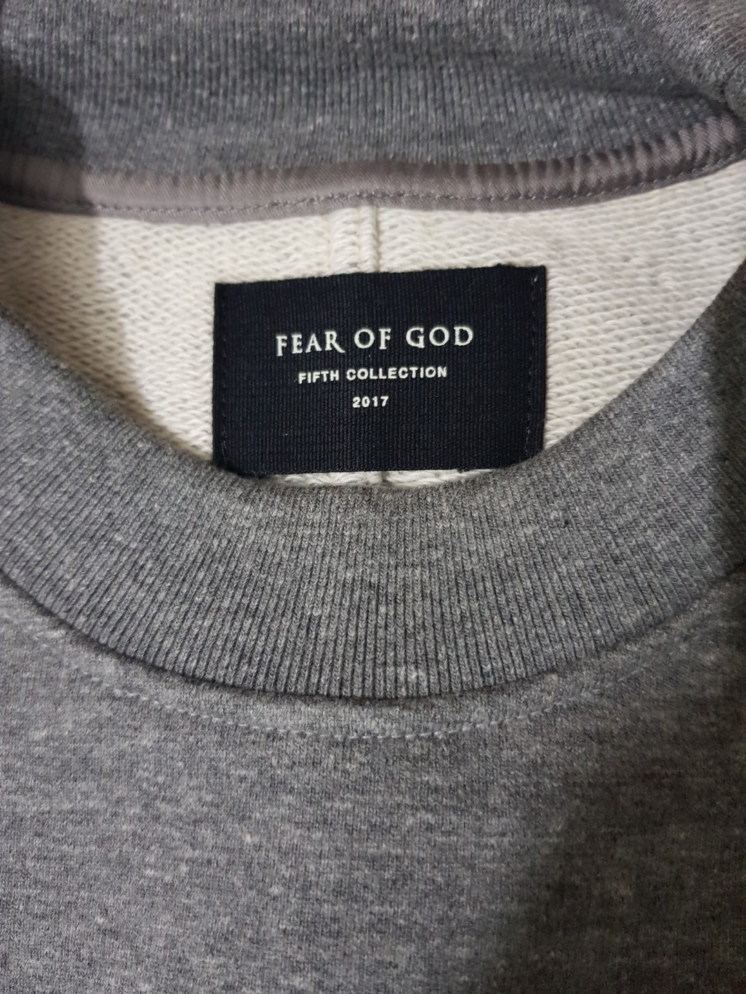 Fear of God 5th collection heavy Terry crewneck sweatshirt, Men's