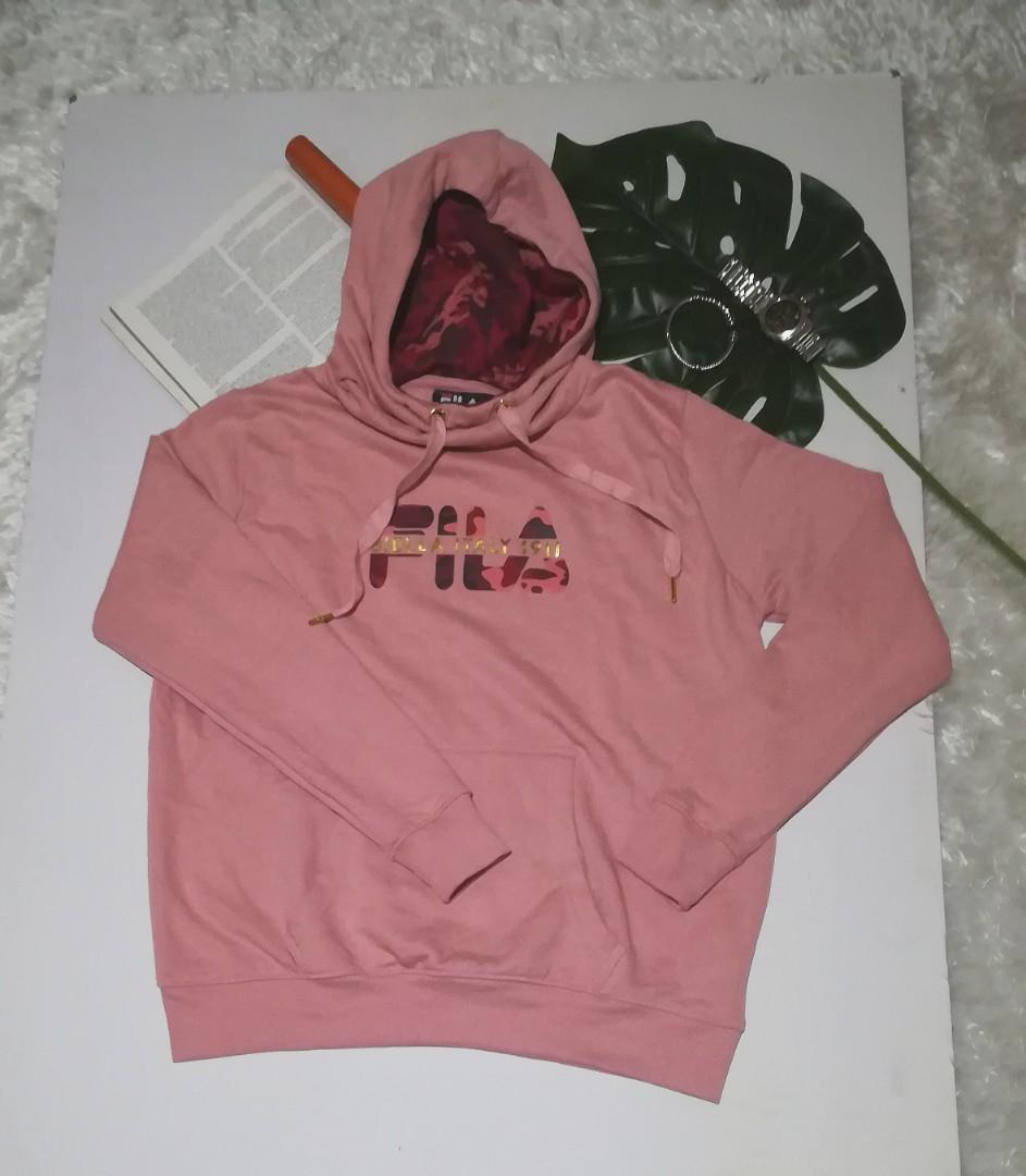 fila pink sweater
