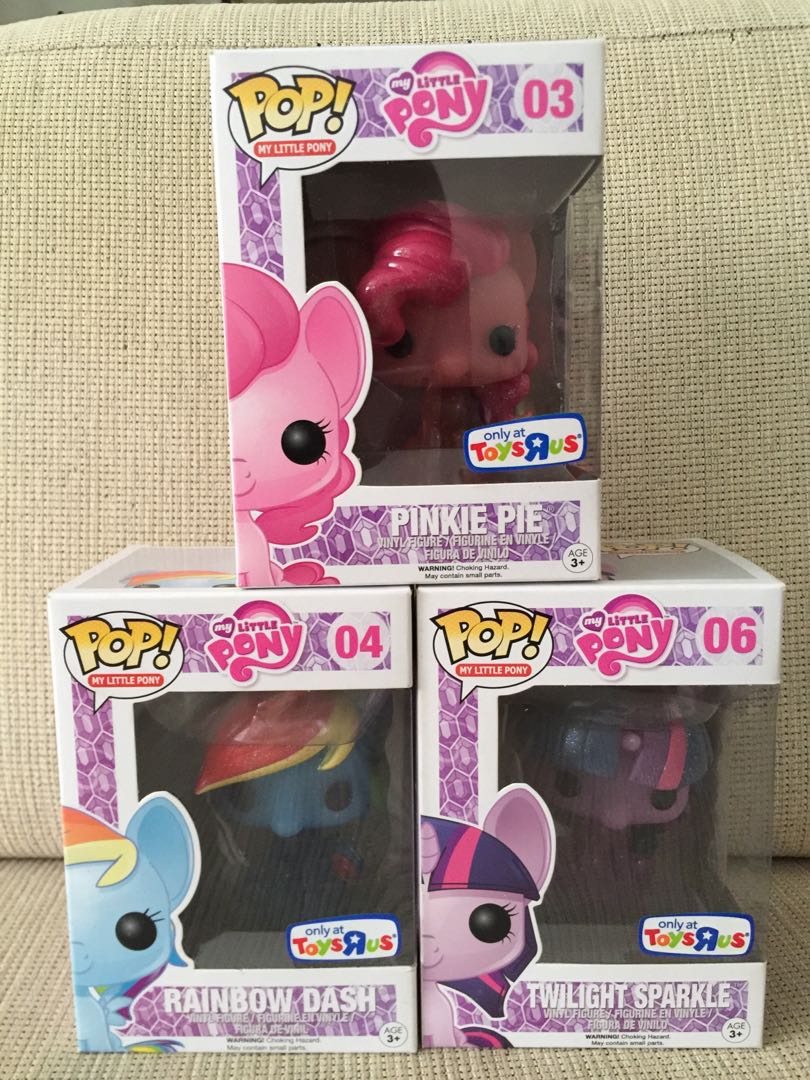 Funko Pop My Little Pony Pinkie Pie Rainbow Dash Twilight Sparkle