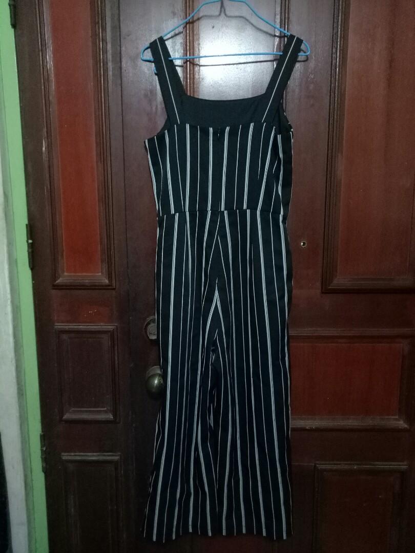 black smart jumpsuit