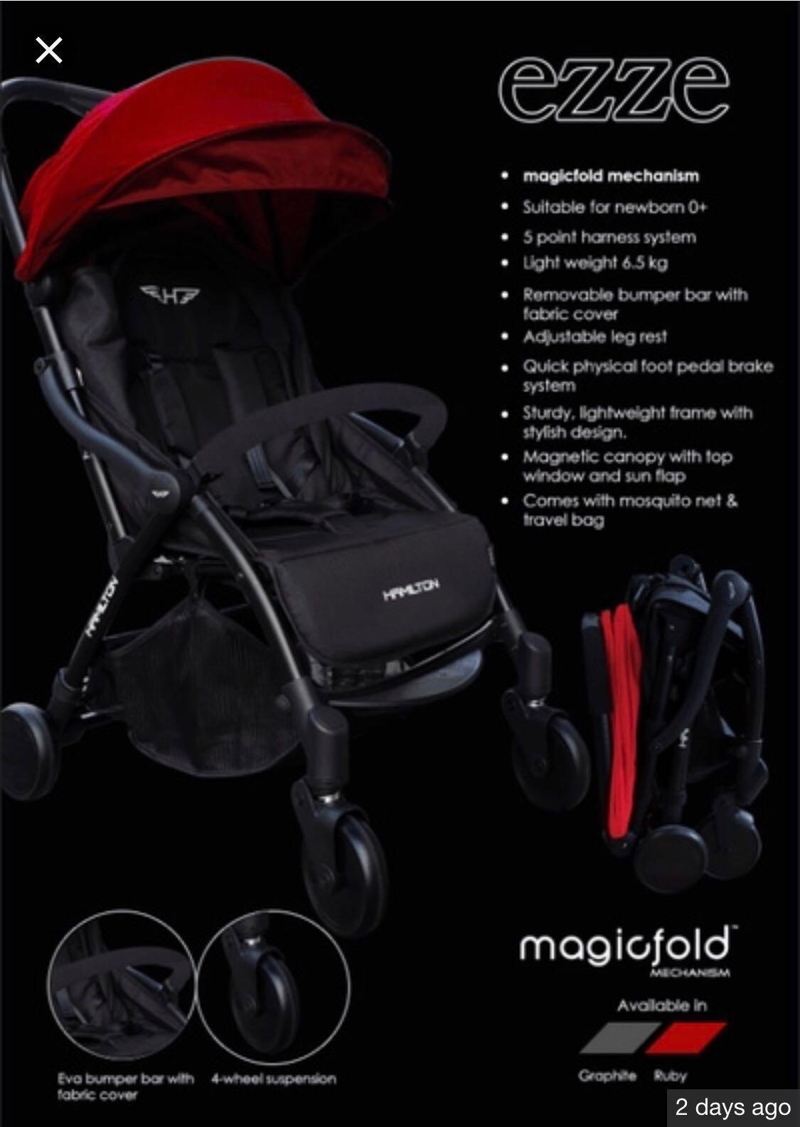 hamilton ezze basic stroller