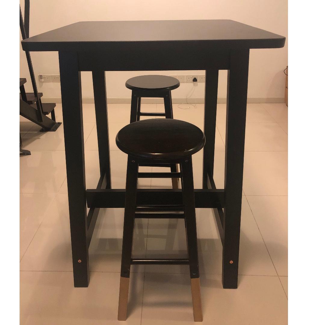 Ikea Bar Table Stools Furniture Tables Chairs On Carousell