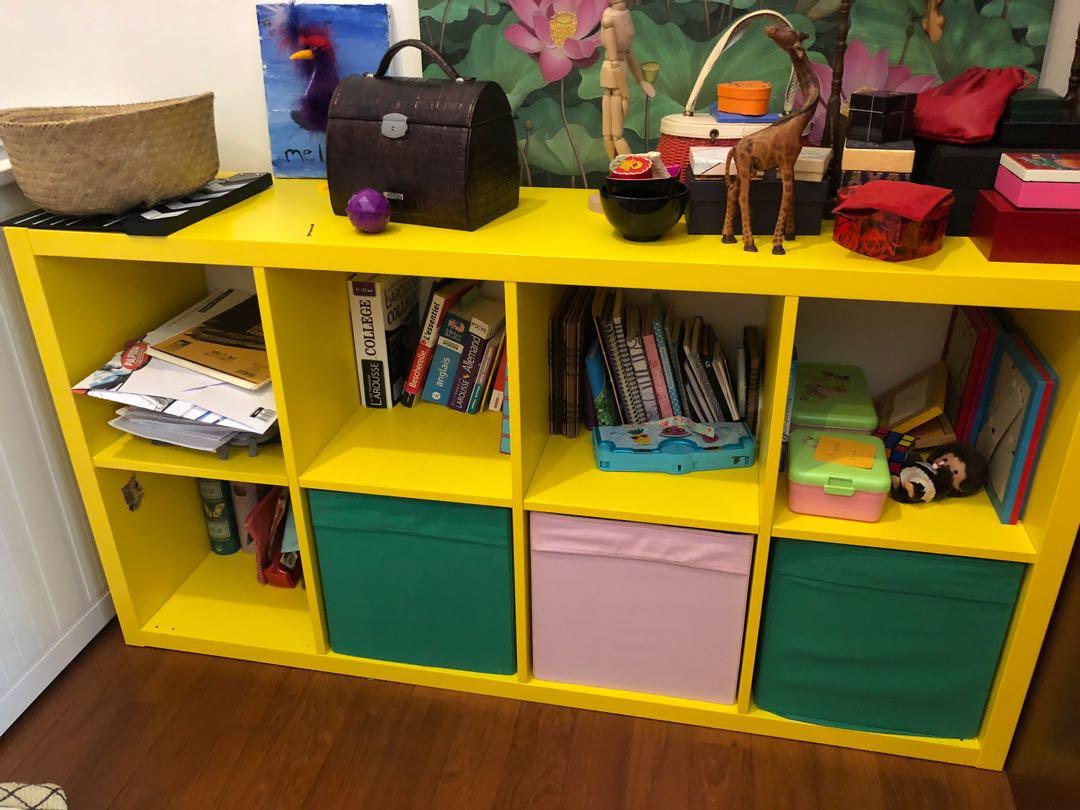 Ikea Kallax Shelf Unit Furniture Shelves Drawers On Carousell
