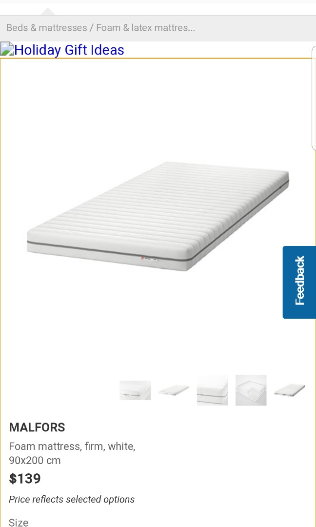 2pcs Ikea Malfors Foam Mattress Condition 8 10 Furniture
