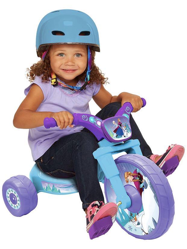 In Stock Disney Frozen Northern Lights Junior Cruiser Tricycle Ride On with Sounds 10 Fly Wheels Brand New Babies Kids Infant Playtime on Carousell