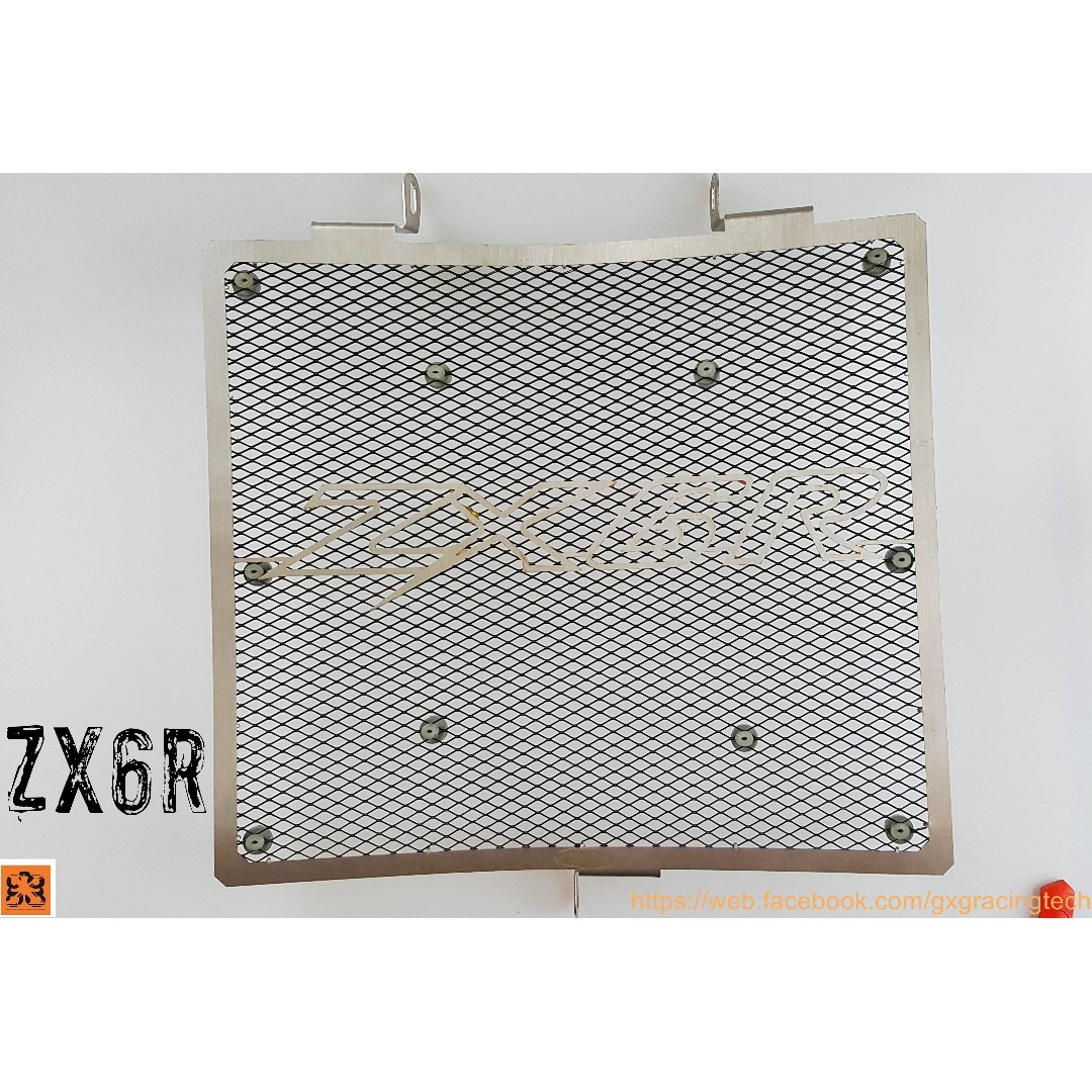 KAWASAKI ZX6R RADIATOR COVER, Motorbikes on Carousell