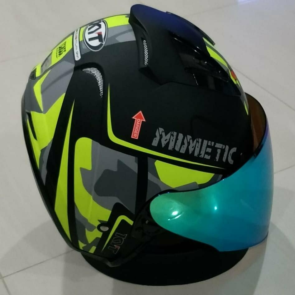 Kyt Helmet (Matte Green), Motorcycles, Motorcycle Accessories on Carousell